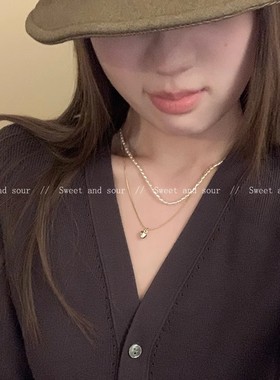 2025新款珍珠项链高级感轻奢