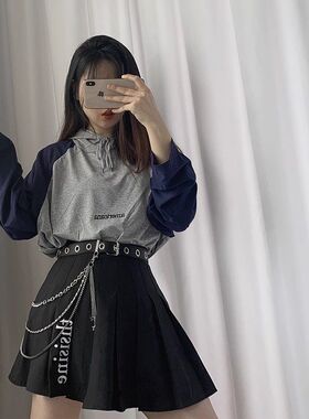 腰带女ins酷暗黑朋克风链条裤带