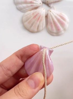 自制小众设计感长款编绳项链