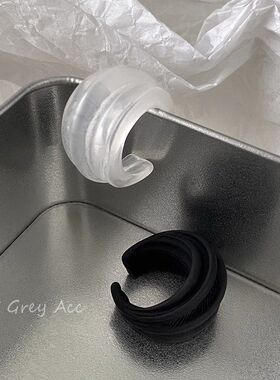 仙莉丝纹理戒指小众百搭指环立体