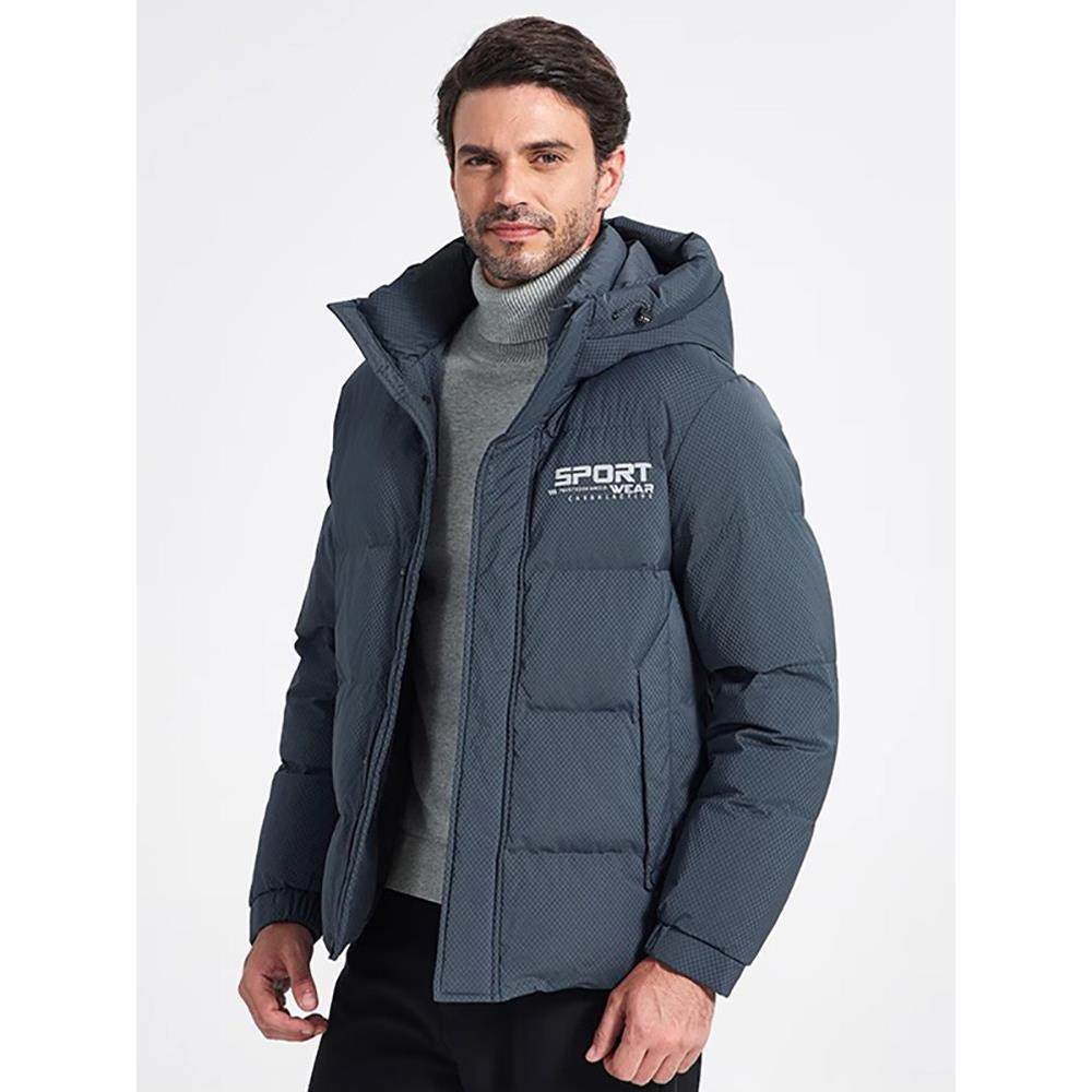 SIDAPEER高端羽绒服男士短款2025冬季新款轻商务连帽加厚保暖外套,淘宝优惠券,粉丝福利购,淘宝优惠卷