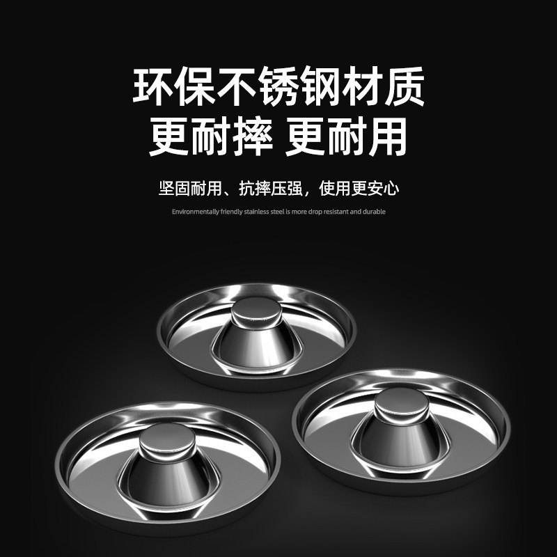 猫碗多猫食盆幼猫猫盘宠物慢食碗大号狗碗防打翻不锈钢狗盆喂食碗,淘宝优惠券,粉丝福利购,淘宝优惠卷
