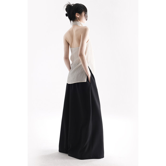 Untitled landscape series silk halter neck