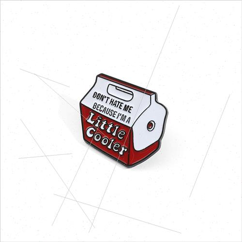 Metal Badge Milk Carton Brooch金属徽章牛奶盒子胸针-图0