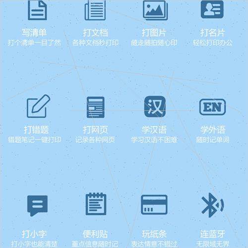 Portable Thermal Printer Bluetooth HD Photo Solving Student - 图1