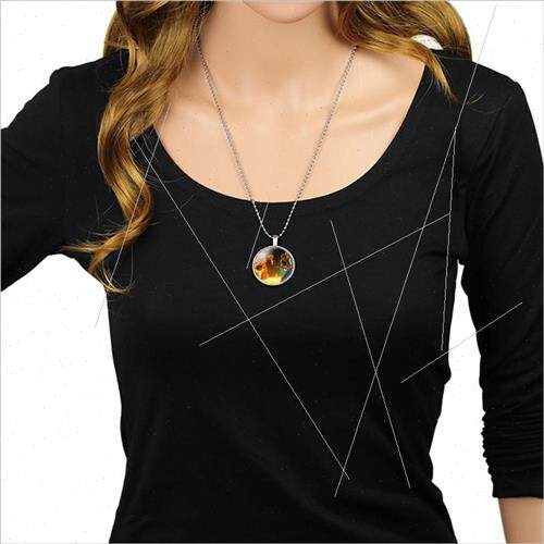 Magic Full House Encanto Time Gemstone Round Pendant Rice Be - 图0