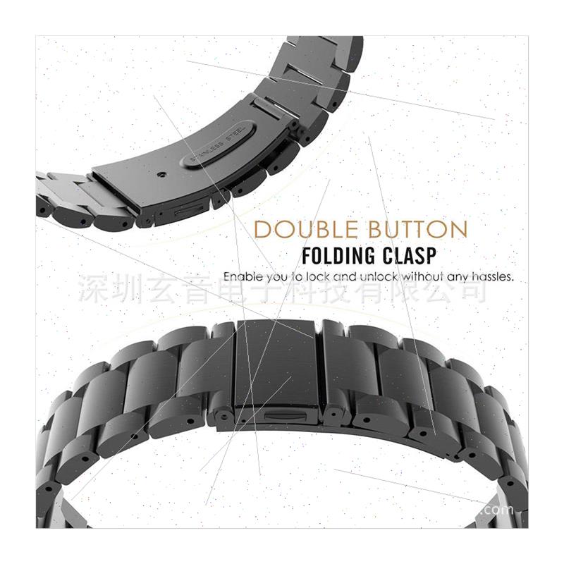 适用 Huami Sanju stainless steel band strap amazfit watch ba - 图3