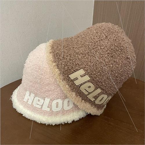 Plush fisherman hat children 2023 new fall and winter small - 图0