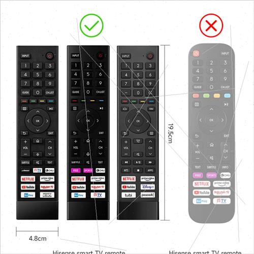 Adaptation Hisense TV ERF3B80H Remote Control Protective Cov - 图0