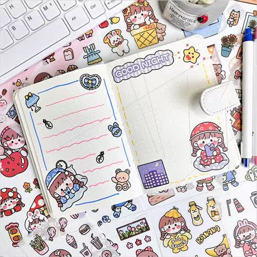 100 pcs of Chi-Chi Sauces Genki fe Girls Heart Cartoon Stick - 图1