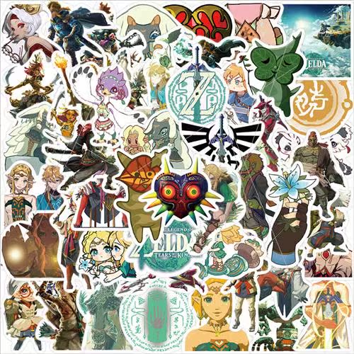 50 new zelda kingdom of tears graffiti stickers decorative g - 图0