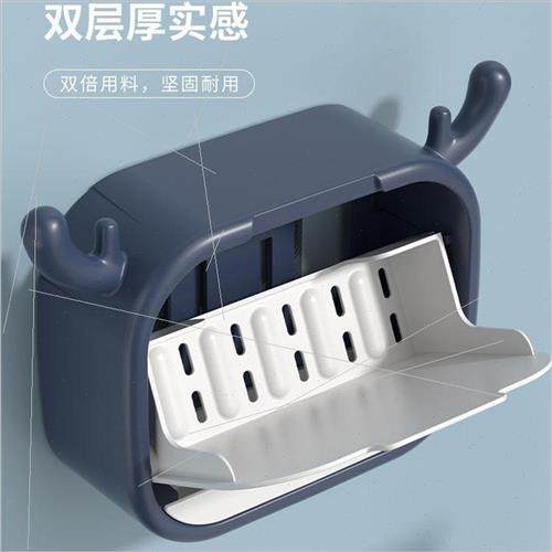 Soap box leaching bathroom wall-mounted student dormitory so - 图1