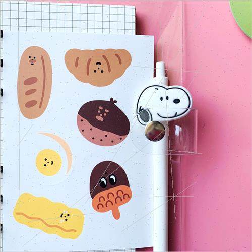 Korean graffiti cute bread chestnut ice-cream chocolate popu - 图0