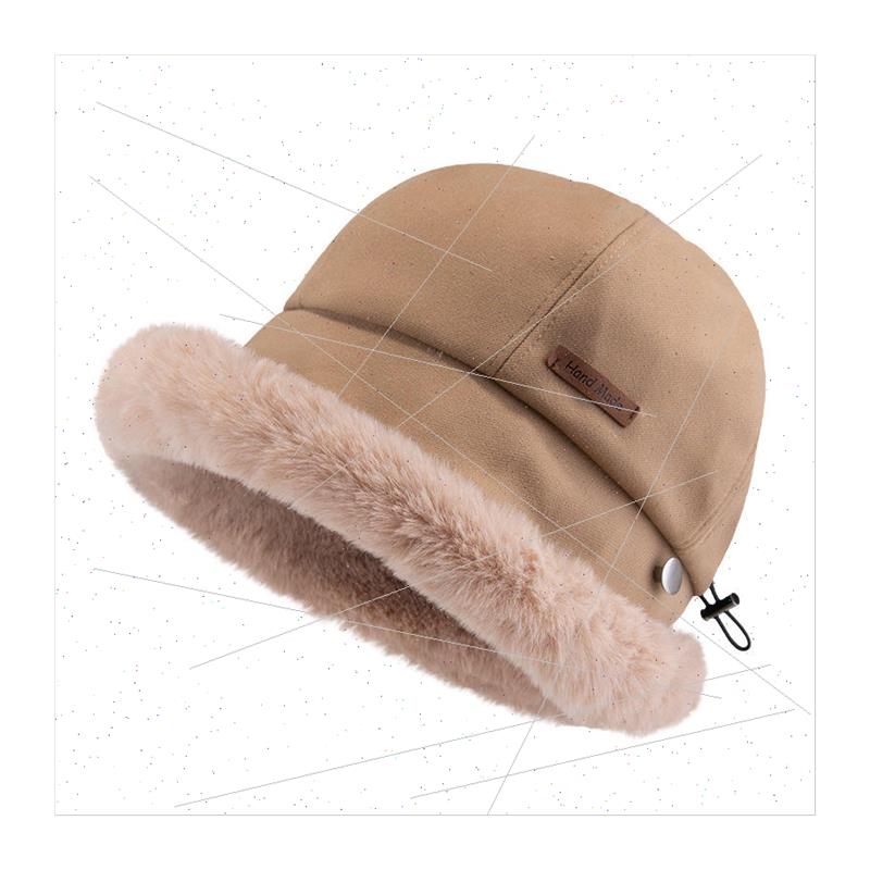 Hat womens fall and winter padded warm anti-cold fisherman h - 图3