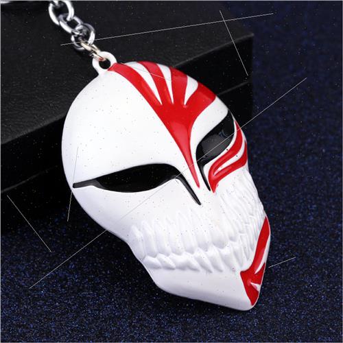 Anime  Shinigami Kurosaki Ichigo false mask alloy keychain p - 图1