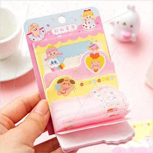 Sweet Tea Diary Scene Sticky Notes Fresh Cute Sticky Notes M - 图1