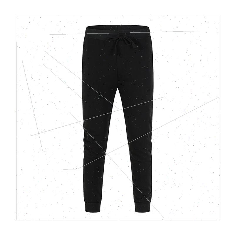 Solid color light board sweatpants mens loose drawstring pan - 图3