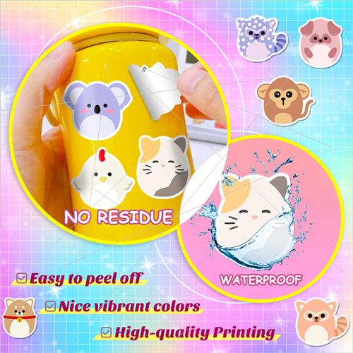 50 pcs of simple small animal stickers new cartoon cute simp - 图2