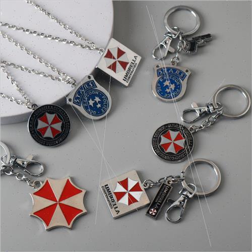 Resident Evil Ambrella Umbrella Keychain Pendant Raccoon Cit - 图1