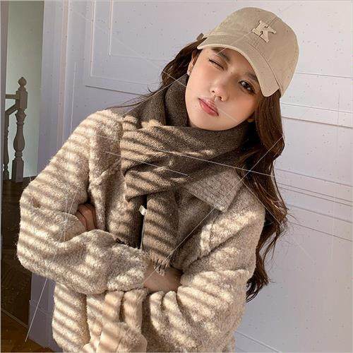 Chocolate-colored Korean  of the autumn and winter wild mono - 图2