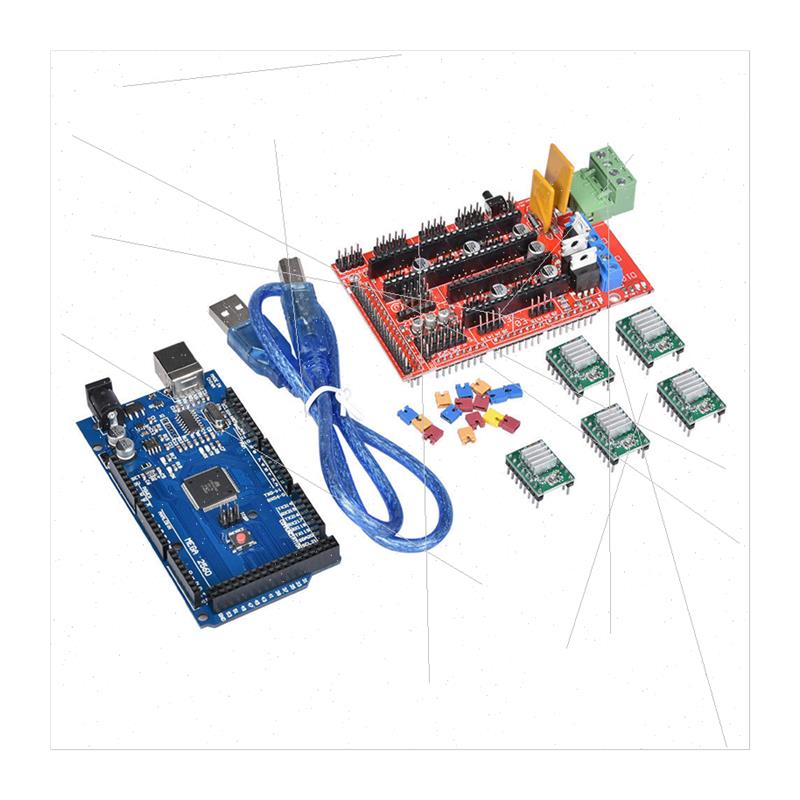 3D Printer Control Board Kit MEGA2560 R3 Improved + RAMPS 1. - 图3