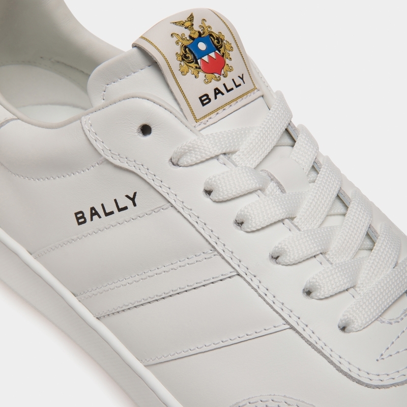 【新品】BALLY巴利25秋冬RETRO CREST牛皮革女士休闲鞋6312111 - 图3