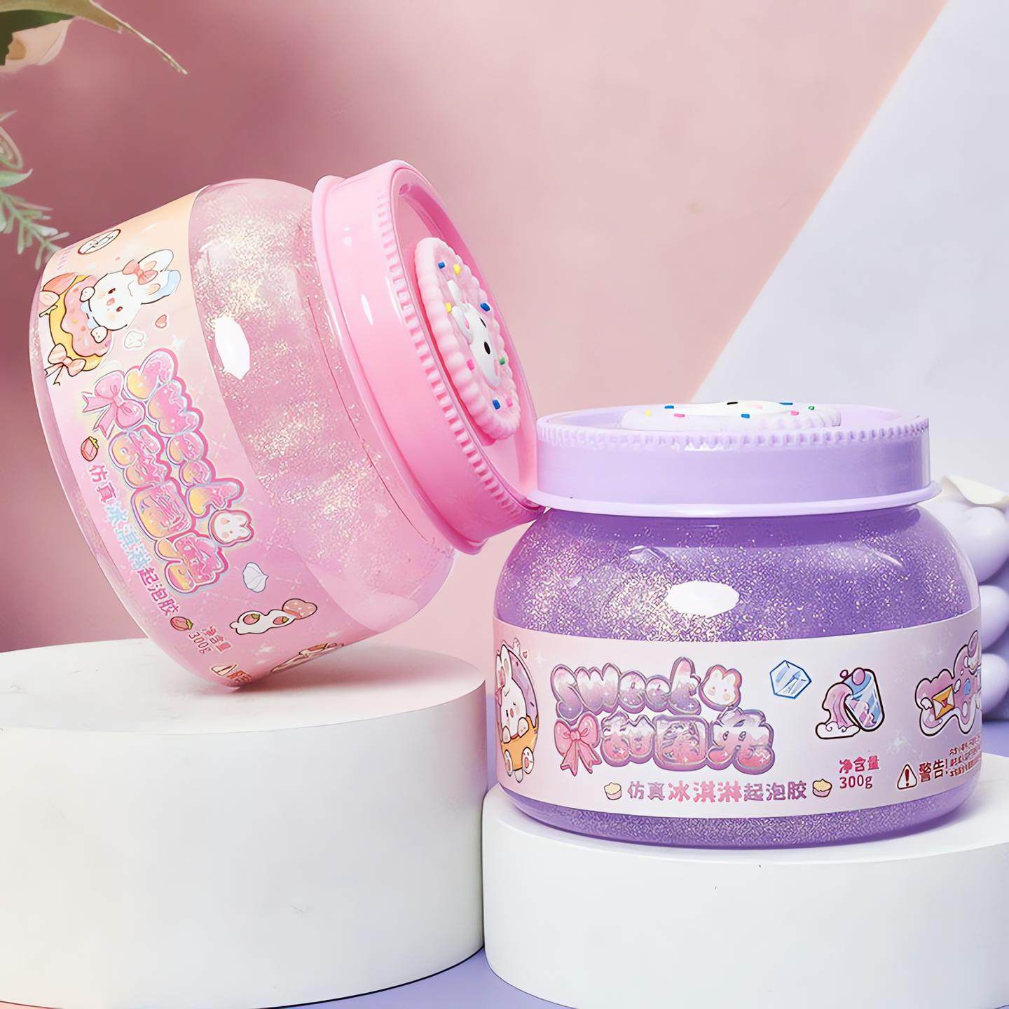 草莓果酱史莱姆起泡胶爆款儿童无毒水晶泥解压发泡泥儿童解压玩具,淘宝优惠券,粉丝福利购,淘宝优惠卷