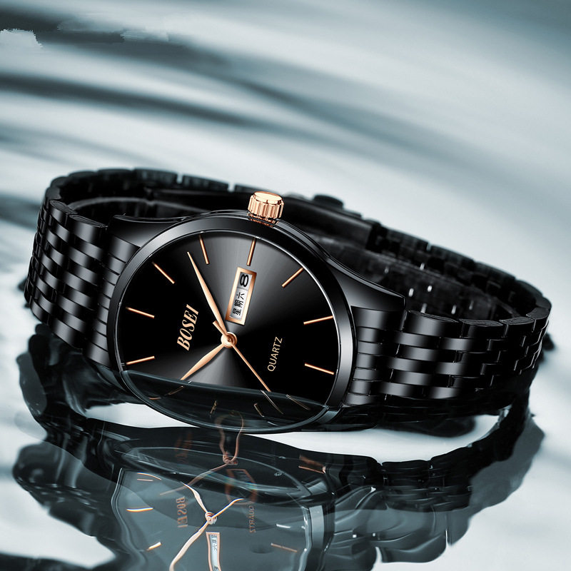 正品超薄时尚潮流机械精钢带石英表 xrl国产腕表