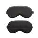 Day word buckle simulati silk eye mask double-sided blackout