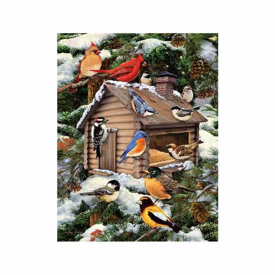 5d diamd painting new snow bird diamd painting hmade paste d