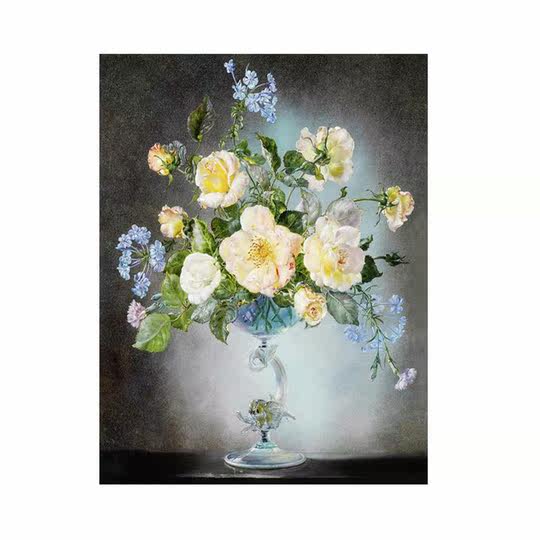 New full drill plants  flowers living room dining room hmade