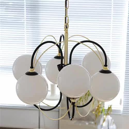 French antique black  gold magic beans new bedroom chelier l - 图0
