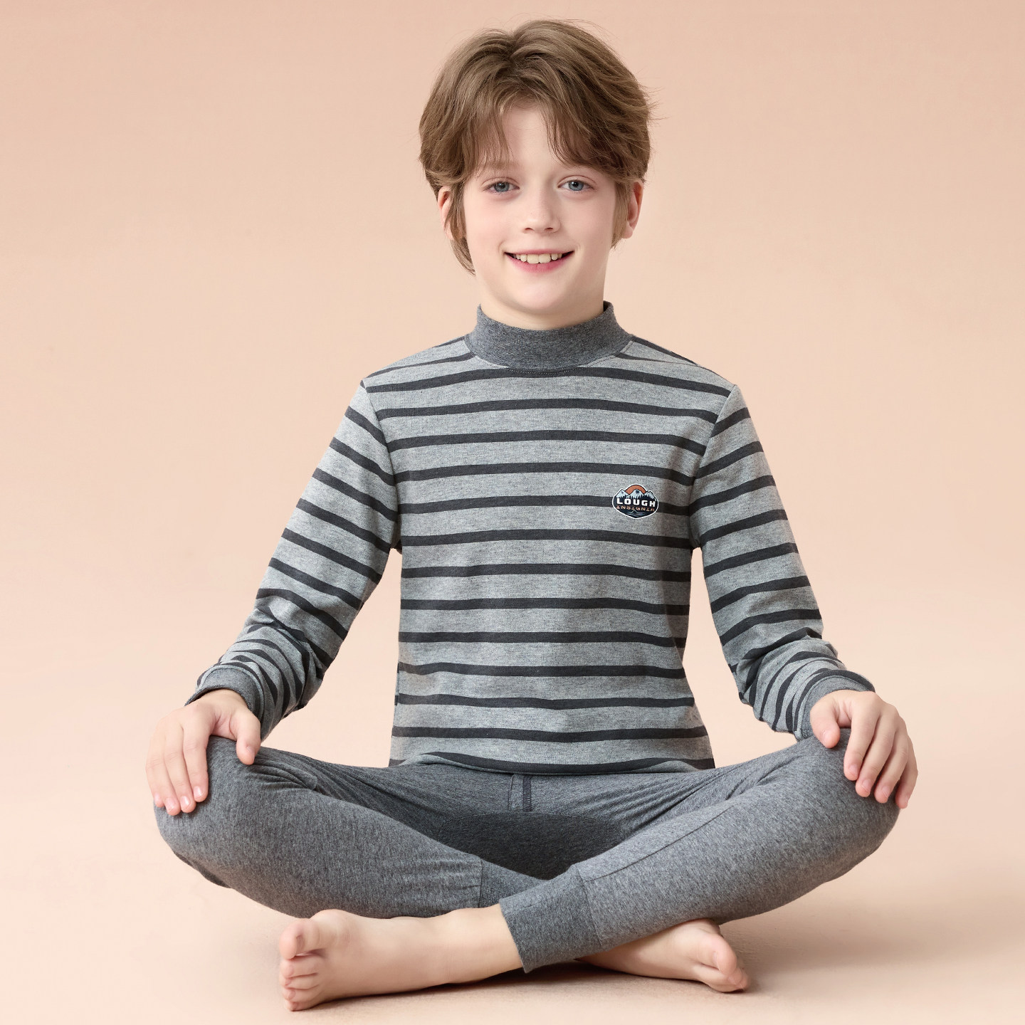 猫人男童秋衣秋裤套装全棉毛衫青少年男孩大童保暖内衣纯棉半高领,淘宝优惠券,粉丝福利购,淘宝优惠卷