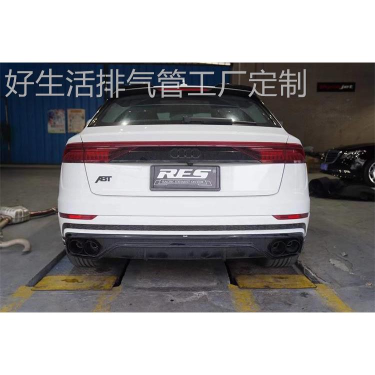 RES正品 奥迪RSQ8/R8/Q8/Q7/SQ5/Q5/Q3/Q2改装头段中尾段排气管 - 图3