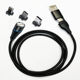 Universal magnetic charging cable for Android, Apple and digital