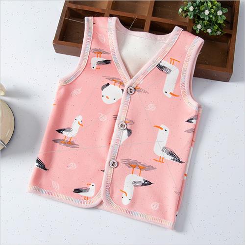 Children warm undershirt padded thickened boys girls shoulde - 图2