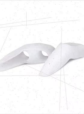 Double Hole Toe Separator Men Women Double Ring Correcting S