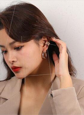 S925 silver earrings female Europe cold wind retro fashion g