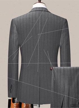 Fall new su su su twoPCS men su Korean  fashion Slim small s