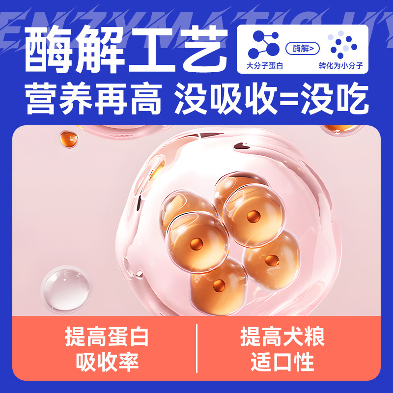 迪尤克狗粮通用型4斤金毛小型犬 迪尤克犬主粮