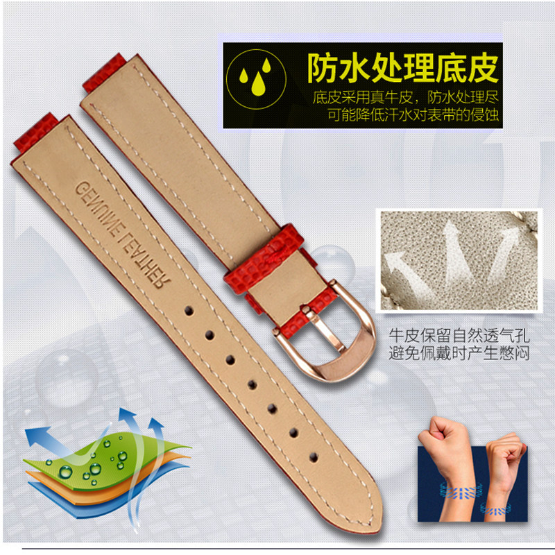 适配卡西欧凸口she3034 4029手表带 米斯顿配件