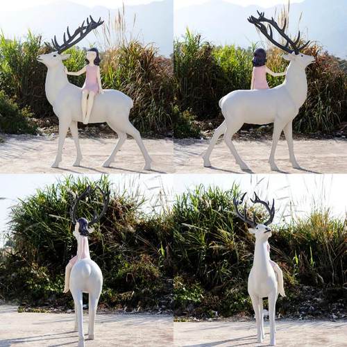 大型玻璃钢雕塑定制卡通动漫吉祥物人物动物IP形象美陈商业街雕塑 - 图3