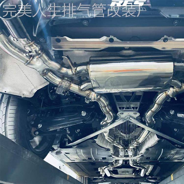 BMW M2/M3/M4/M5/M6/M8/X3M/X4M/X5M/X6M改装RES头段中尾段排气管 - 图2