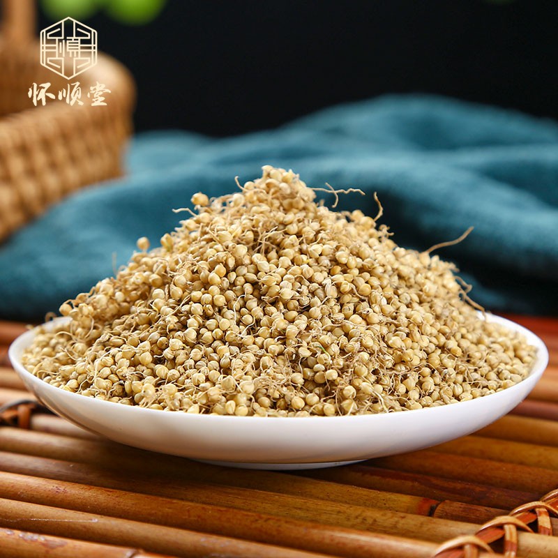 谷芽500g中药材炒谷芽谷牙生谷芽炒熟的泡茶另售炒麦芽山楂鸡内金-图0