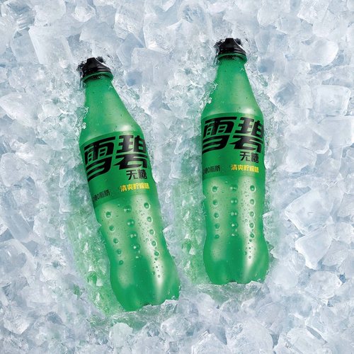 可口可乐 零卡雪碧 柠檬味  500ml/瓶 无糖饮料 碳酸饮料汽水 - 图2
