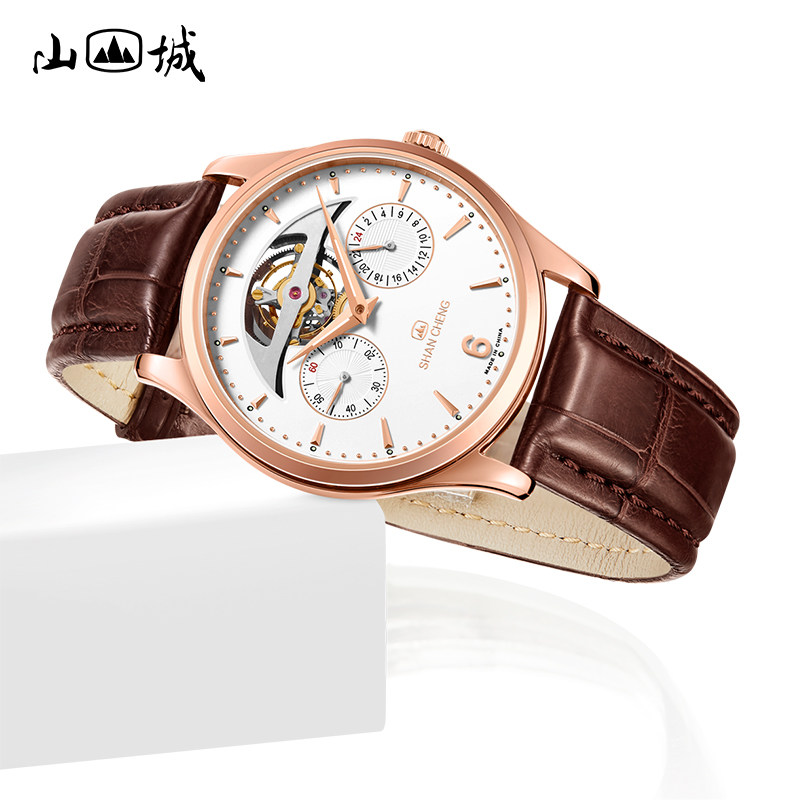 2019新品山城男士复古休闲全机械表 山城手表国产腕表