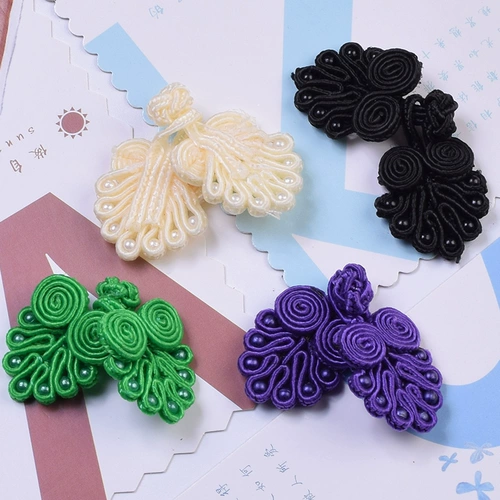 Китайская новогодняя пряжка в стиле ретро мужчин и женщин -знаменитостей в стиле декоративная одежда.