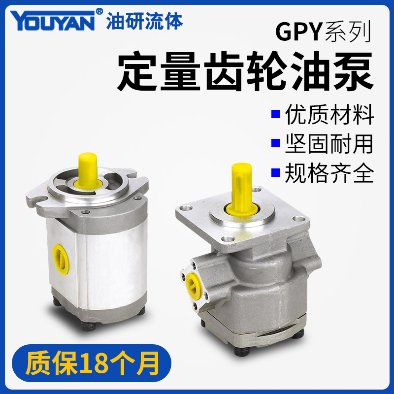 GPY-3R高压齿轮泵4R 5.8R 7R 8R 9R 10R 12R液压K1P1R11A油泵2R - 图0