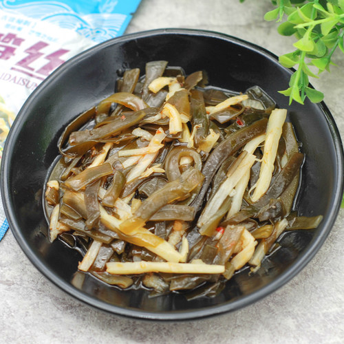 宝食海带笋丝6盒180小包幼笋梅菜菜下饭配粥配饭小菜酱菜福建特产 - 图2