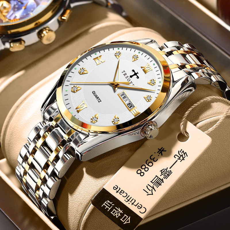 全自动防水名牌商务男十大机械表 tisselly蒂西尼国产腕表